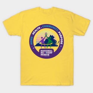 Virginia Year of the Peer National Recovery Month 2023 T-Shirt